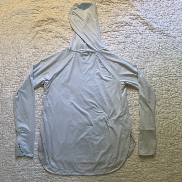 COPY - -Athleta Baby Blue Uptempo Hoodie Sweatshirt- - Picture 2 of 7